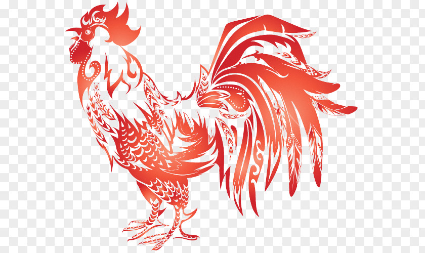 Chicken Coq De Feu Rooster Paper PNG