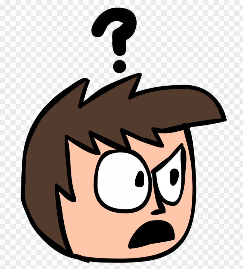 Confusing Cartoon Animal Clip Art PNG