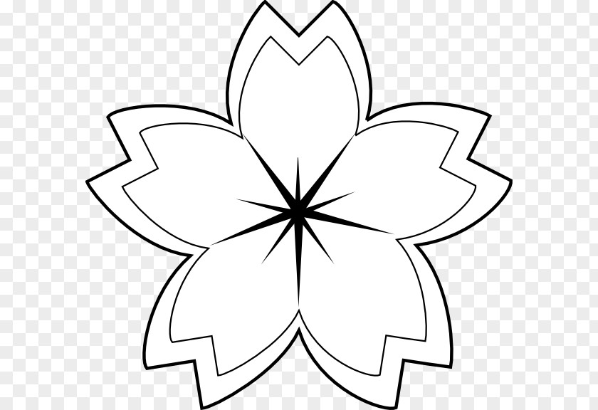 Flower Drawing White Clip Art PNG