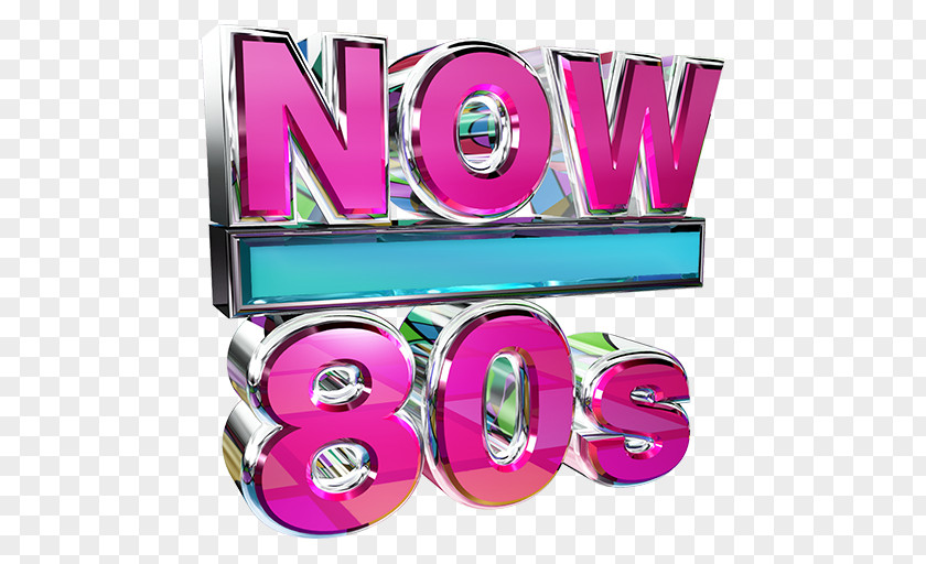 Flyer Party 80's Now That's What I Call The 80s Music! Compilation Album NOW PNG