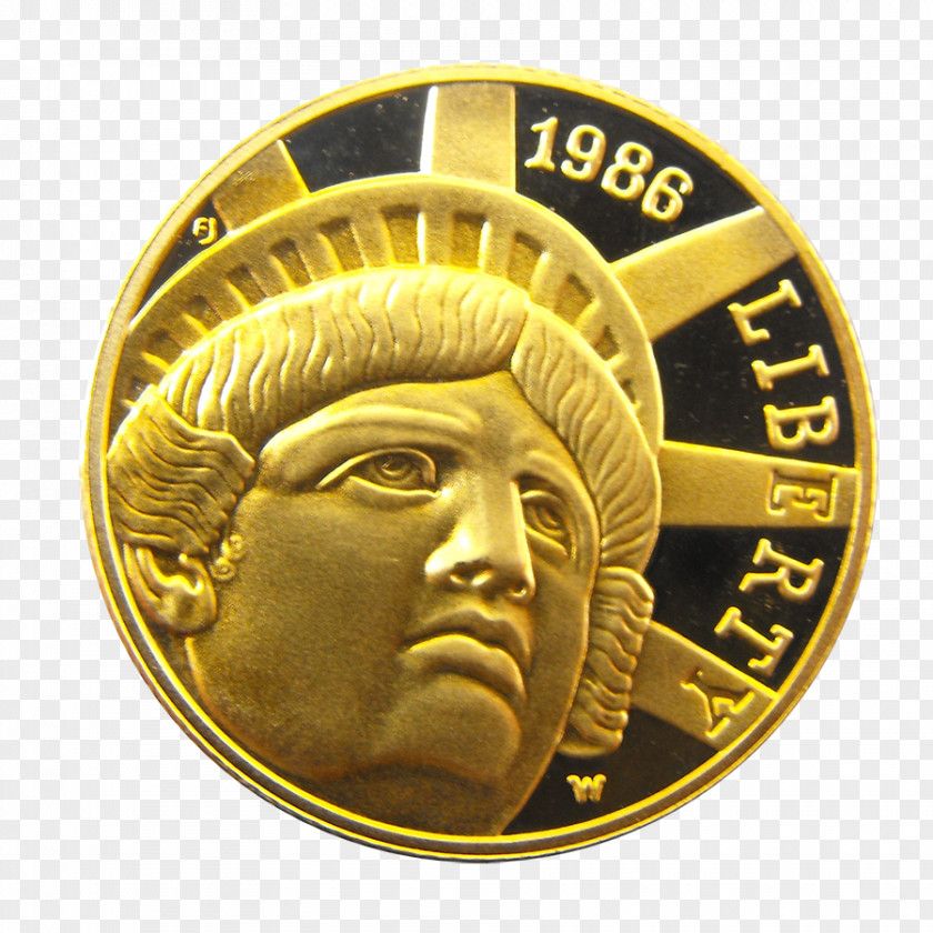 Gold Coins Usa Bronze Medal Brass PNG