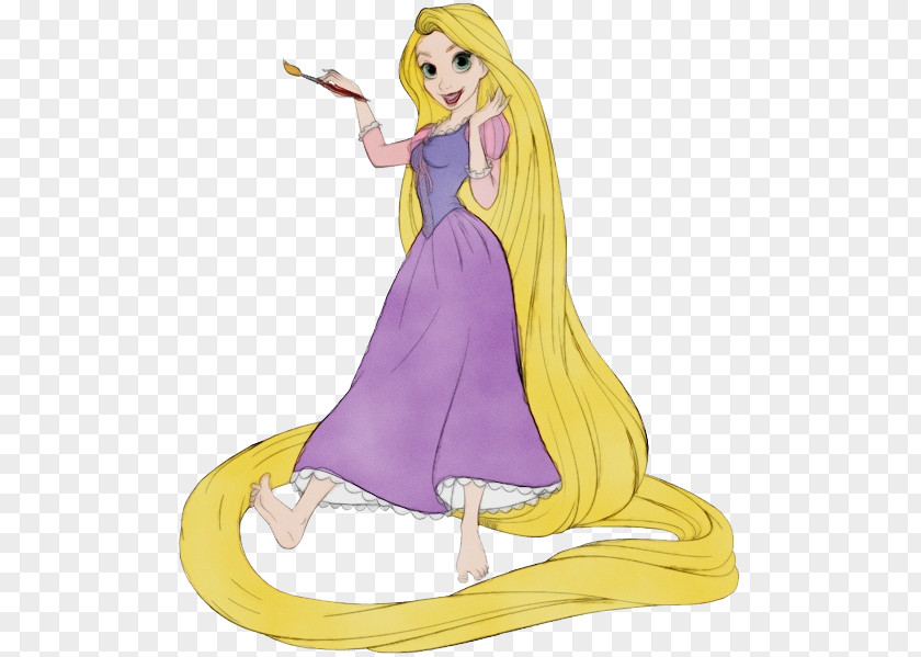 Rapunzel Tangled: The Video Game Painting Illustration PNG