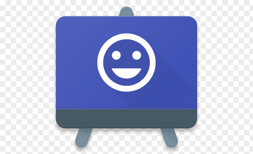 Smiley Product Design Electric Blue PNG