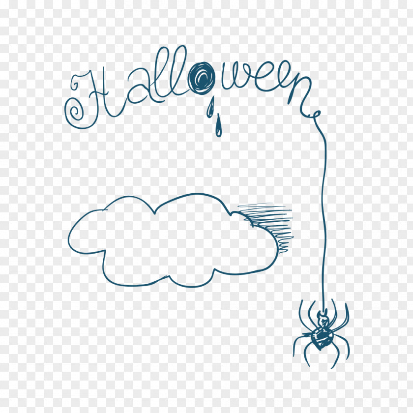 Spider Clouds Download Illustration PNG