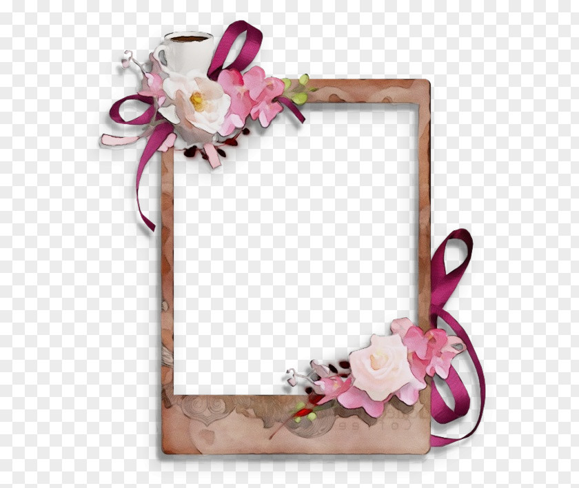 Petal Plant Picture Frame PNG