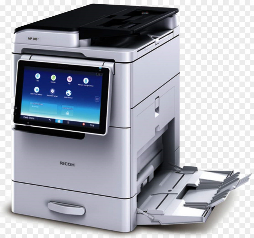 Printer Ricoh Multi-function Photocopier Paper PNG