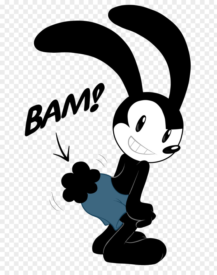 Rabbit Oswald The Lucky Mickey Mouse Character Cartoon PNG