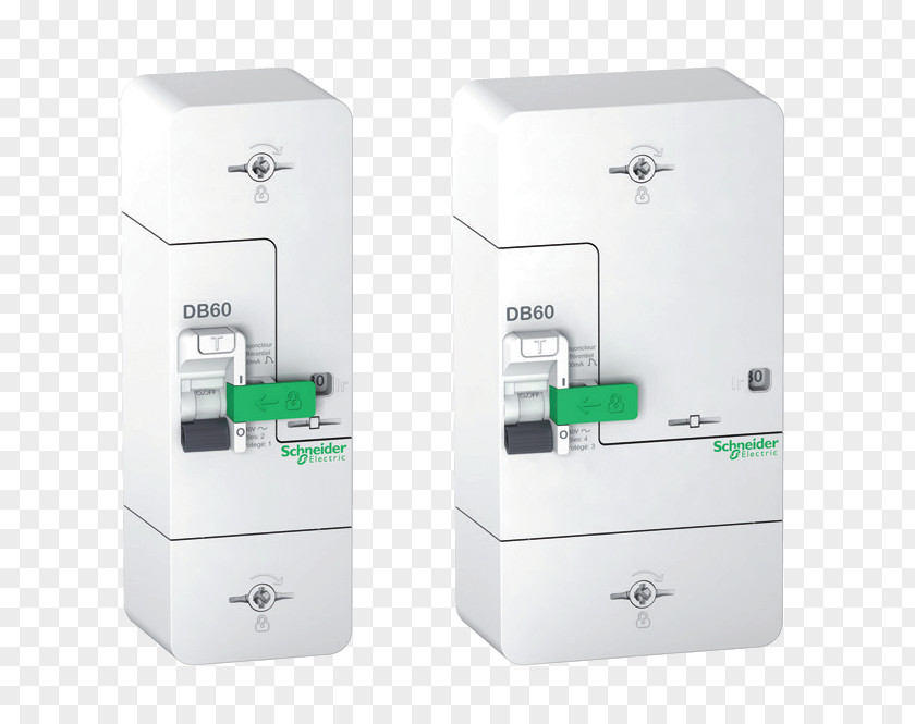 Raccordement Schneider Electric Circuit Breaker Residual-current Device Polyphase System Distribution Board PNG