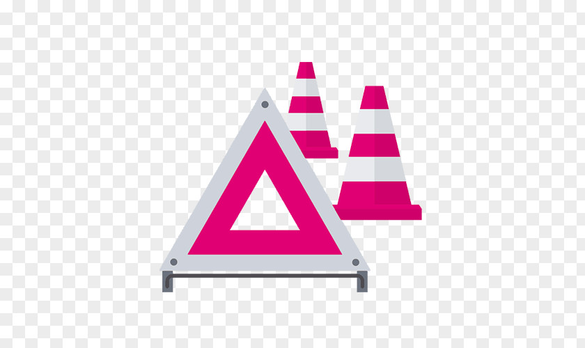 Triangle Pink M Brand PNG