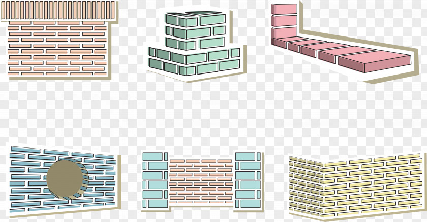 Vector Illustration Brick Layer Euclidean PNG