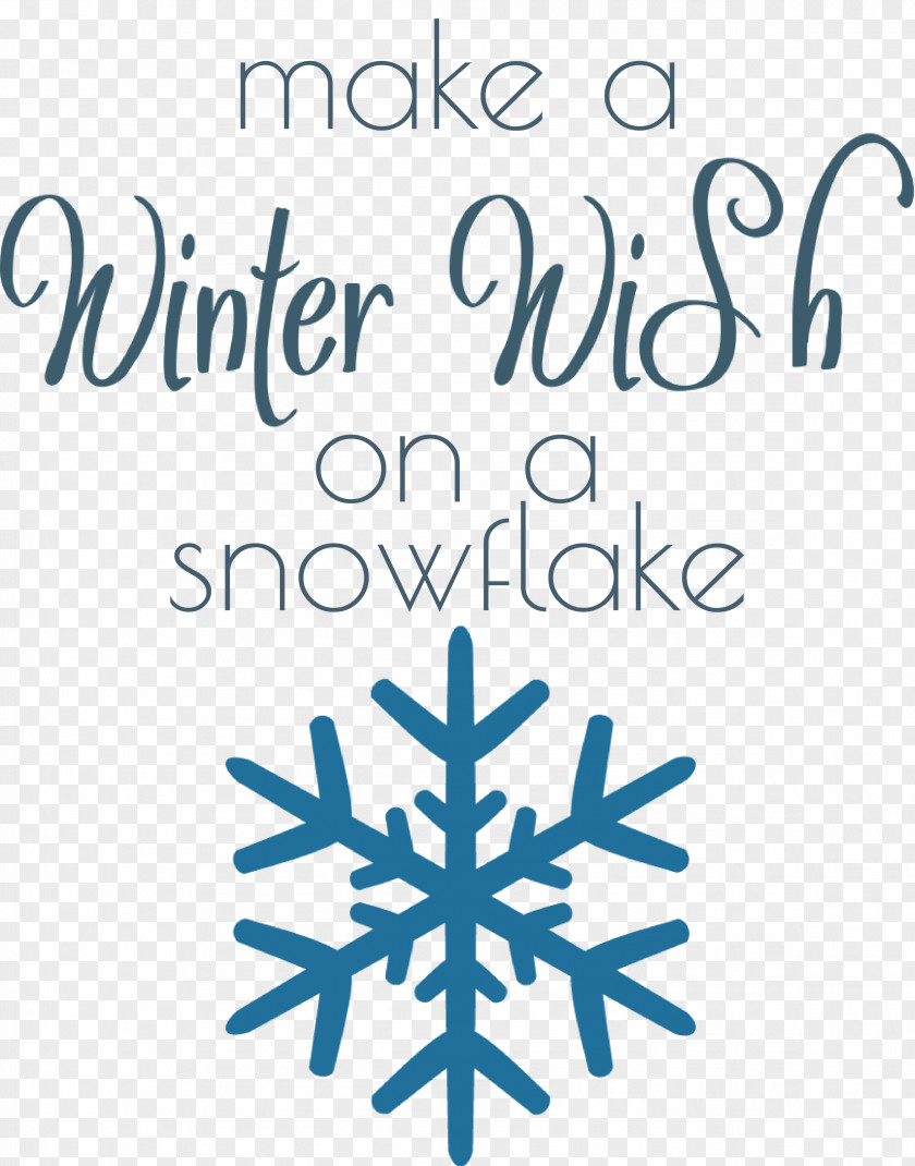 Winter Wish Snowflake PNG