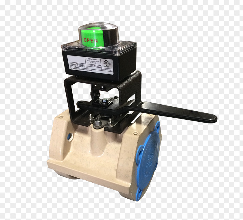 Ball Valve Plastic Limit Switch Air-operated PNG
