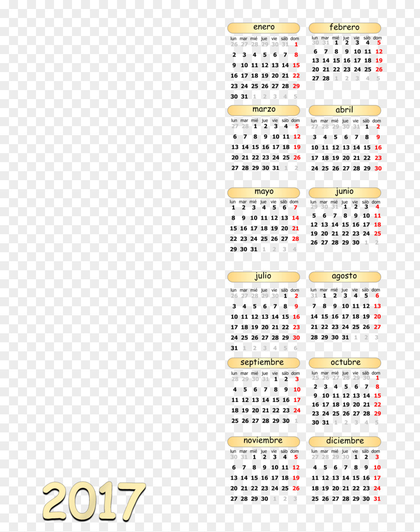 Calendario Calendar PNG