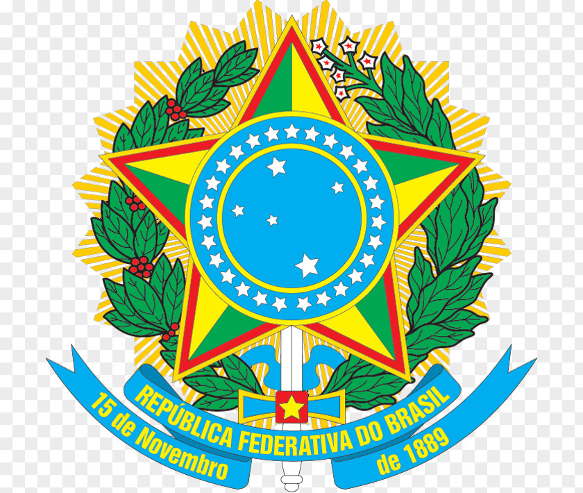 Coat Of Arms Brazil First Brazilian Republic National PNG