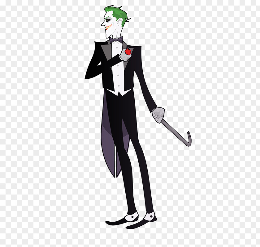 Joker Costume Design Cartoon Illustration PNG