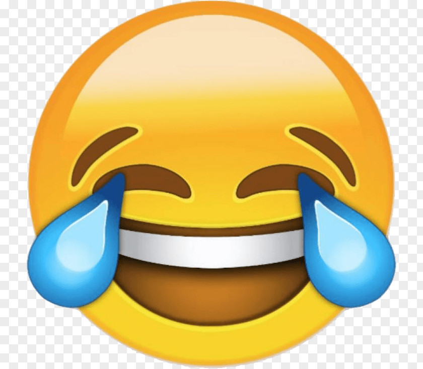 Emoji Face With Tears Of Joy Crying Laughter T-shirt PNG