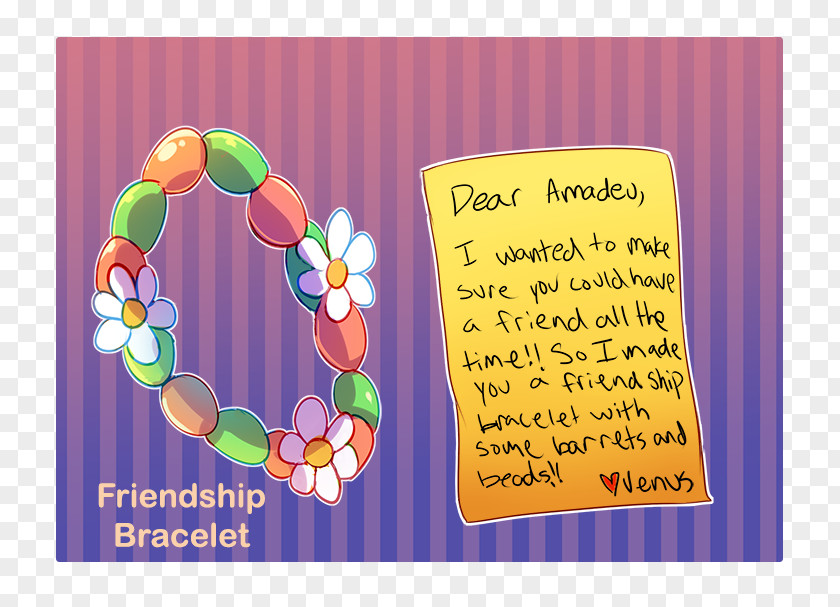 FRIENDSHIP BRACELET Greeting & Note Cards Font PNG