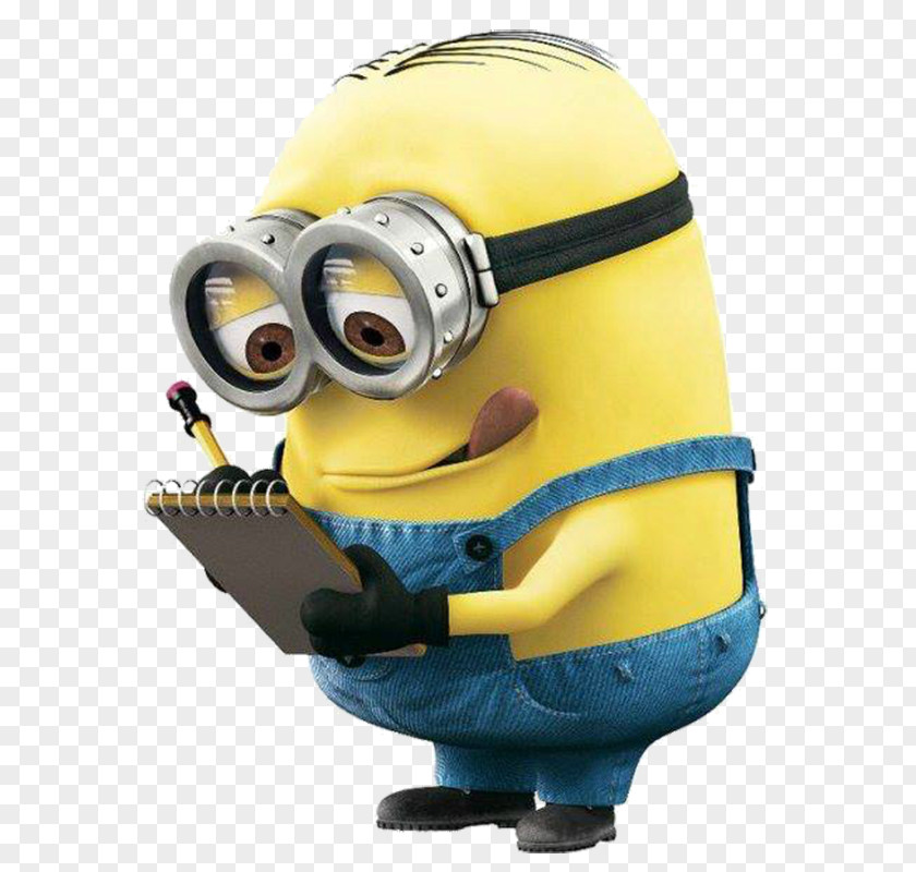 Minions Writing Sticker Clip Art PNG