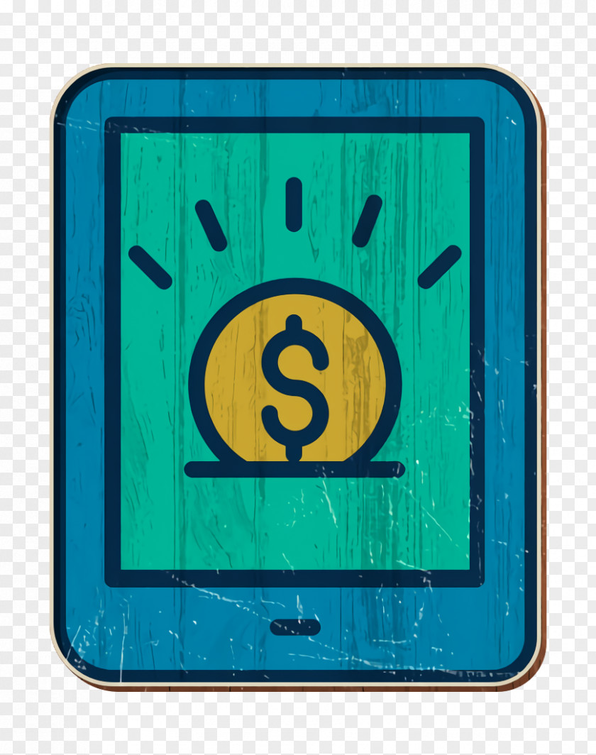 Investment Icon Dollar Coin Smartphone PNG