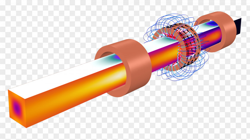 Transient Field Electrical Cable Electromagnetic Coil Electromagnetism Electricity Circuit Diagram PNG