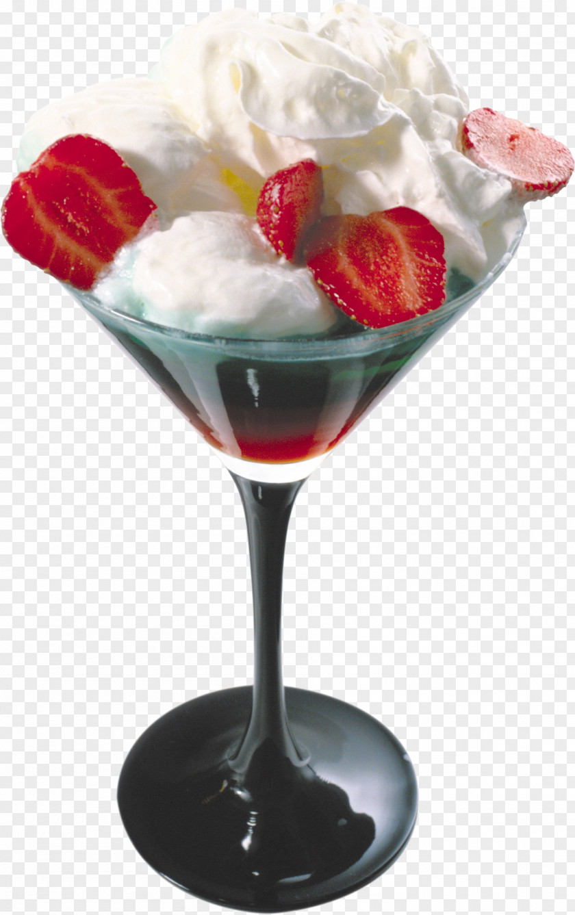 Ice Cream Cocktail Fruit Salad PNG