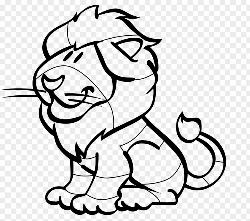 Lion Simba Black And White Drawing Coloring Book PNG