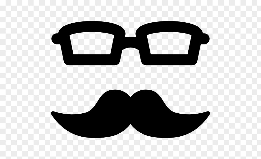 Mustach Glasses Costume PNG