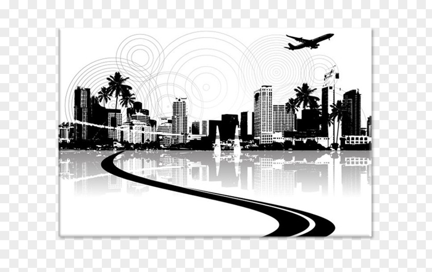 Cityscape Drawing Royalty-free PNG