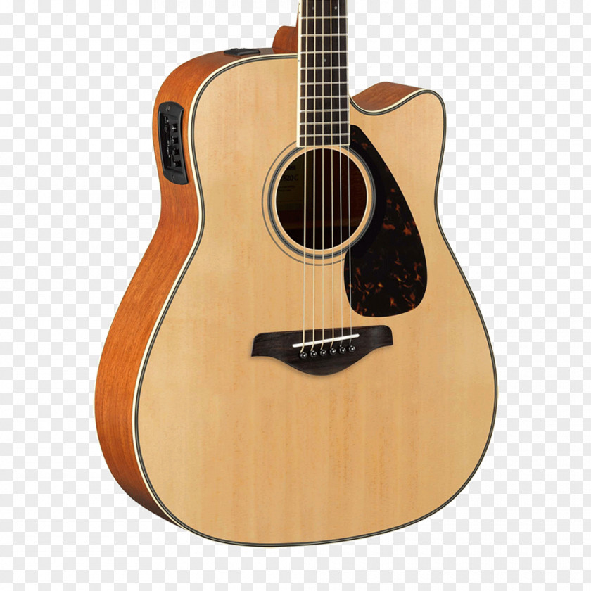 Acoustic Guitar Cutaway Acoustic-electric Dreadnought PNG