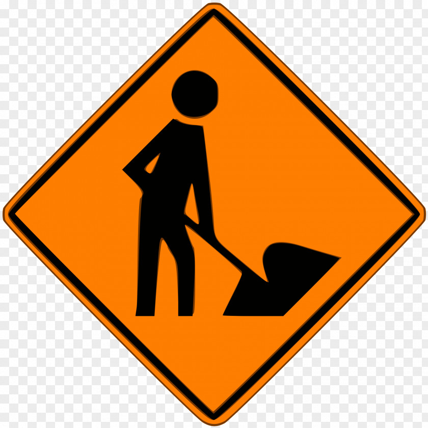 Construction Worker Roadworks Architectural Engineering Traffic Sign Manual On Uniform Control Devices PNG