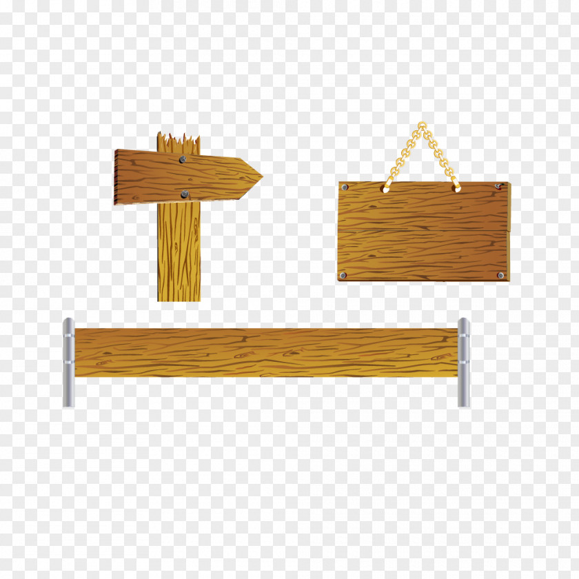 Creative Wooden Billboard Signs Traffic Sign Wood PNG