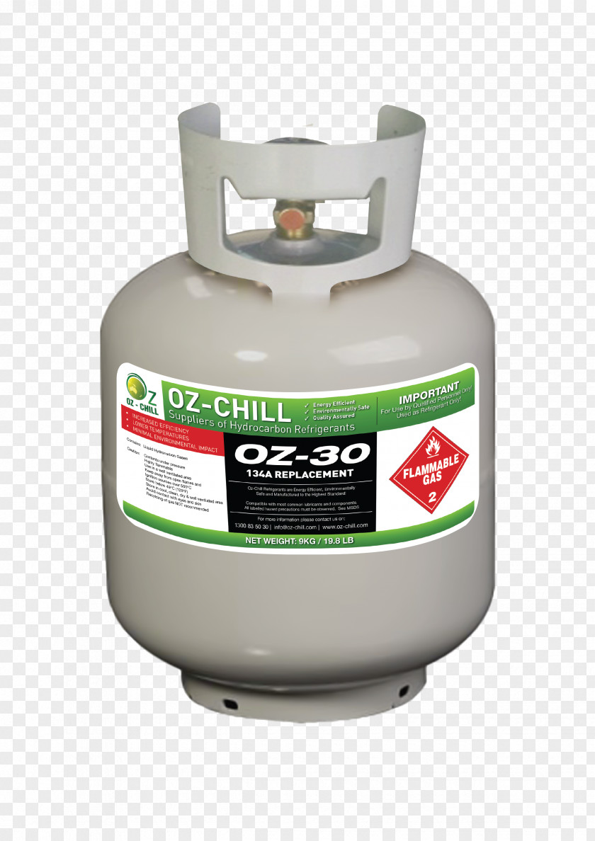Gas Refrigerant 1,1,1,2-Tetrafluoroethane Hydrocarbon 2,3,3,3-Tetrafluoropropene PNG