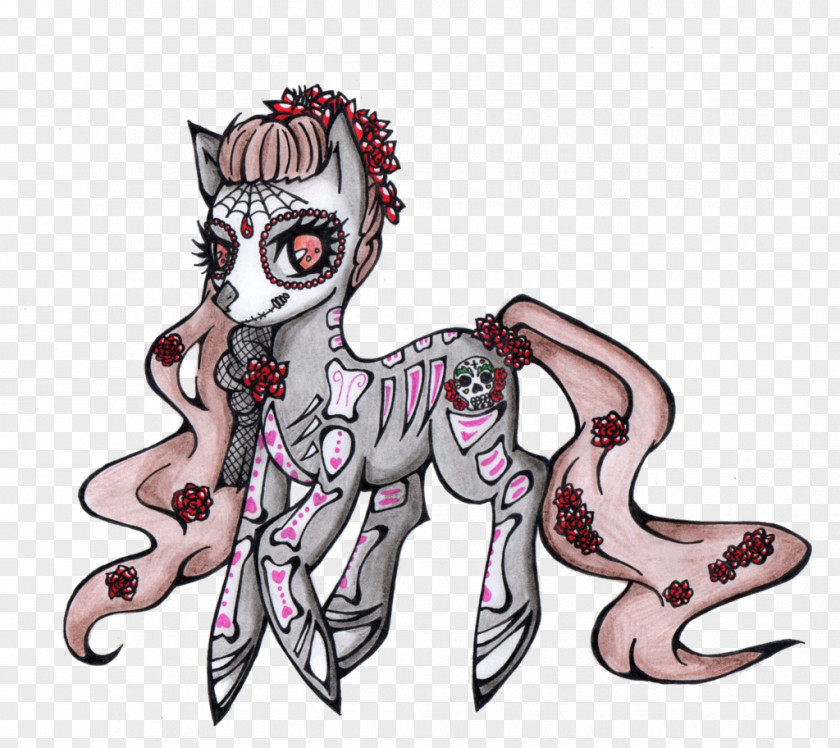 Horse Demon Pink M Cartoon PNG