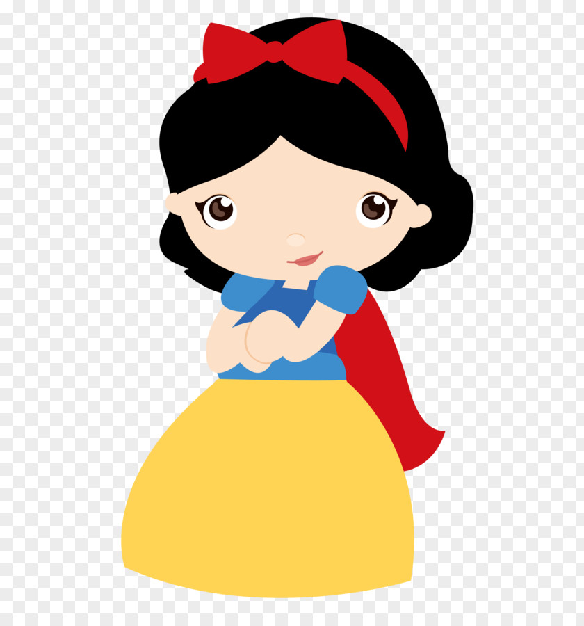 Snow White Rapunzel Infant Clip Art PNG
