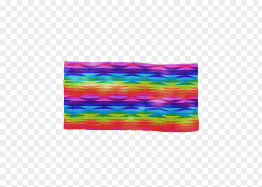 Rainbow Stripes Rectangle Dye PNG