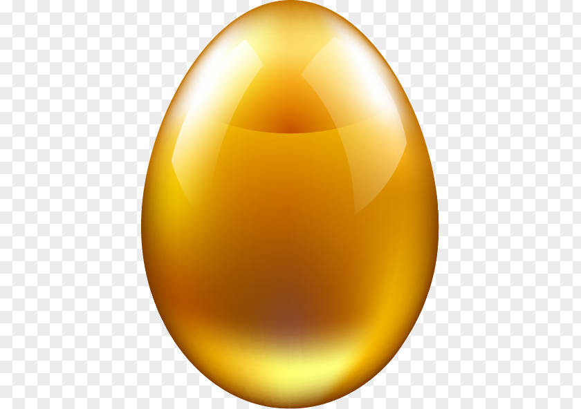Vector Resurrection Golden Eggs Yellow Sphere Egg PNG