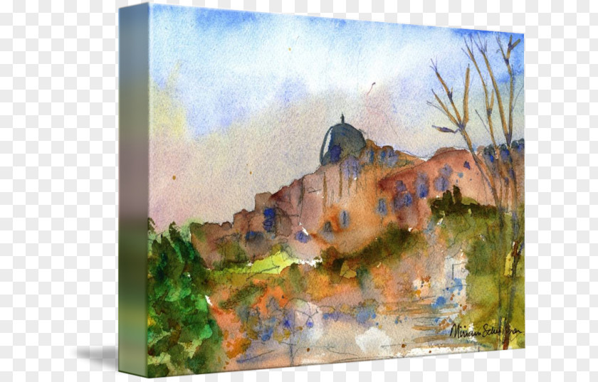 Watercolor Mark Painting Work Of Art Fine PNG