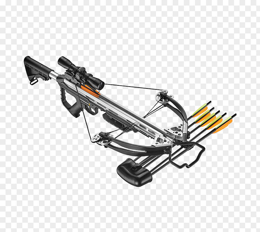Crossbow Pistol Arrow Bunch Bow And Equipment Archery Weapon Firearm PNG
