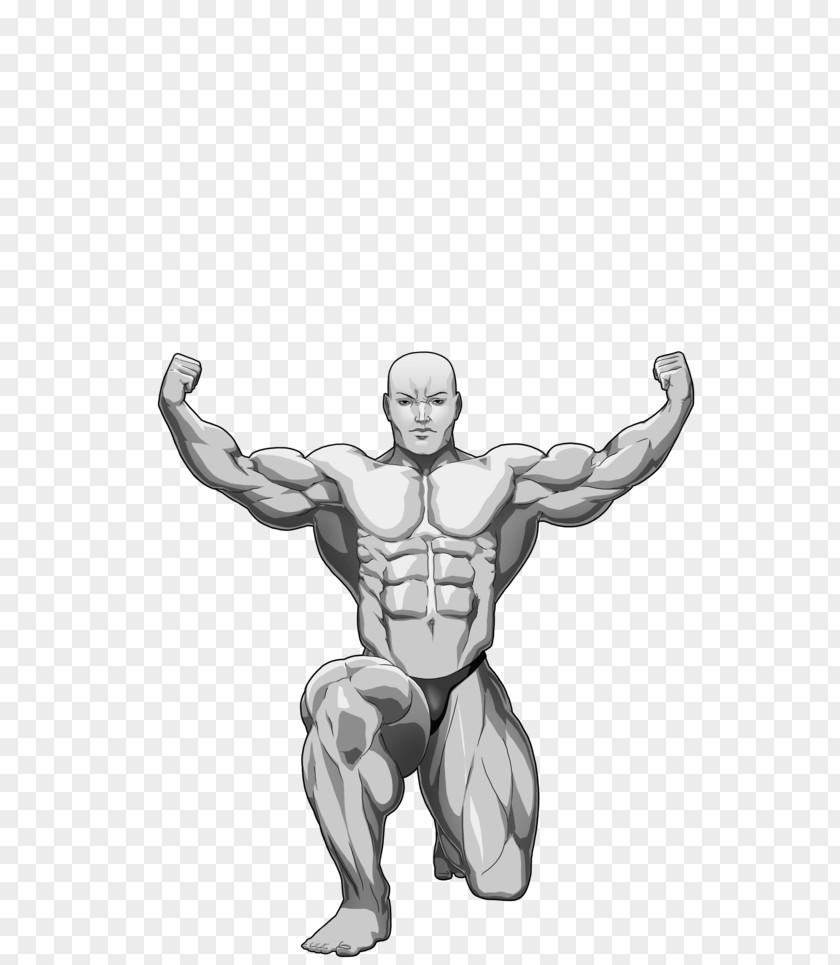 Diet Bodybuilding Flirty Thumb Cartoon Character Shoulder PNG
