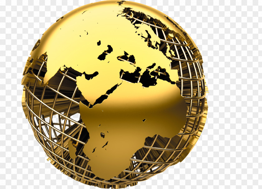 Golden Earth Import Clip Art PNG