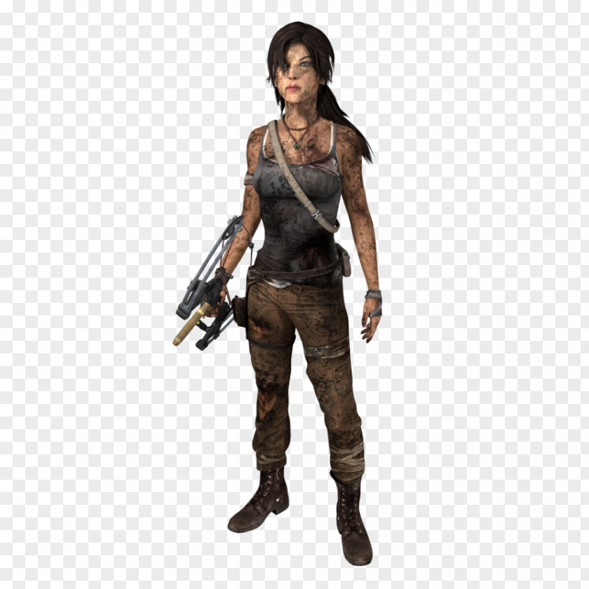 Tomb Raider Figurine Action & Toy Figures Costume Mercenary PNG