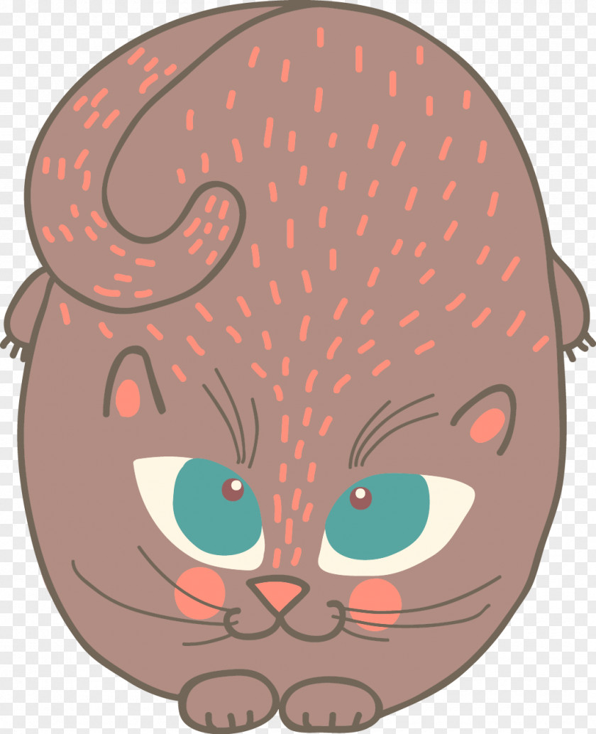 Vector Kung Fu Cat Whiskers Illustration PNG