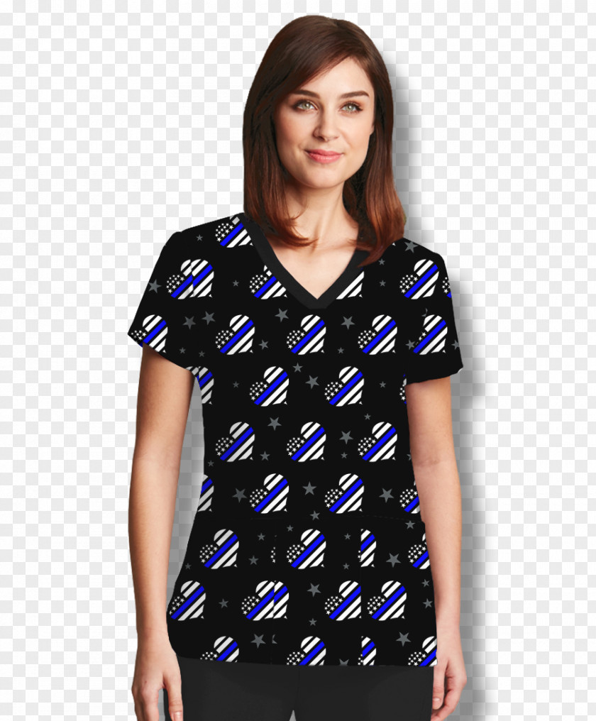 Fabric Style Pattern Grey's Anatomy Scrubs Top Uniform Neckline PNG