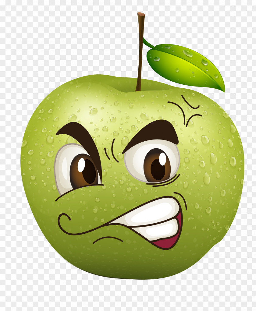 Gnash The Apple Pineapple Cartoon Stock Illustration Clip Art PNG