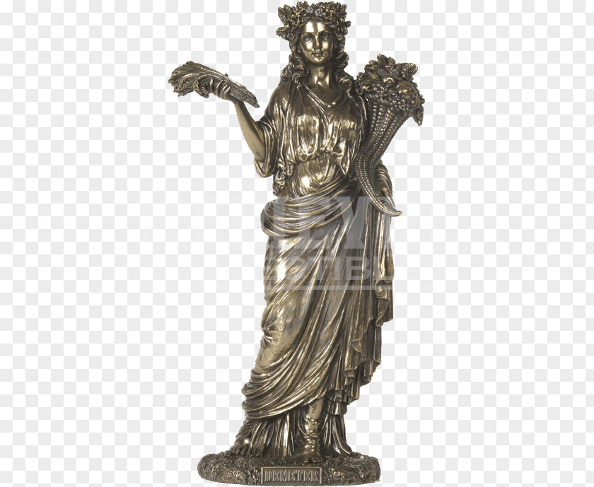 Goddess Demeter Hera Greek Mythology Statue PNG