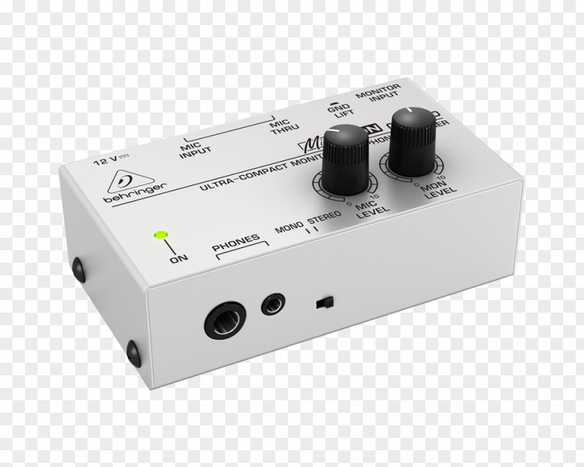Headphone Amplifier Behringer Micromon MA400 Headphones Audio Power Mixers PNG