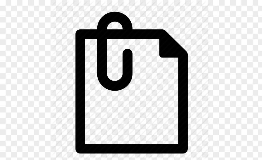 Icon Paper Clip Transparent Email Attachment Computer File PNG