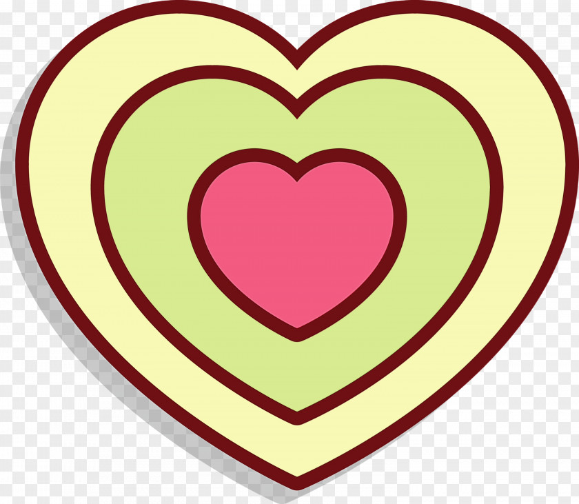 Line Area Heart M-095 PNG