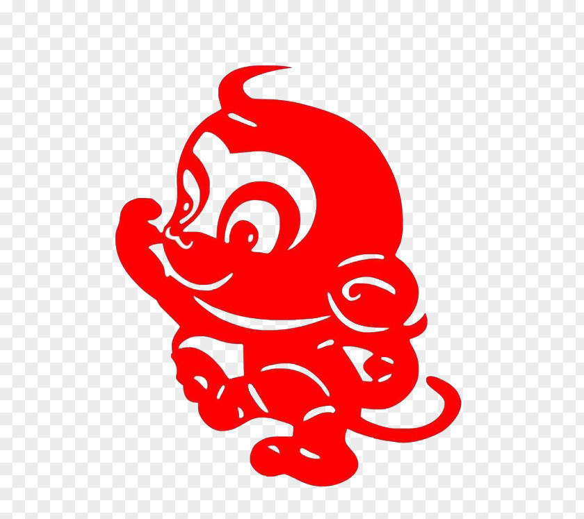Little Monkey Silhouette Public Holidays In China Chinese New Year PNG