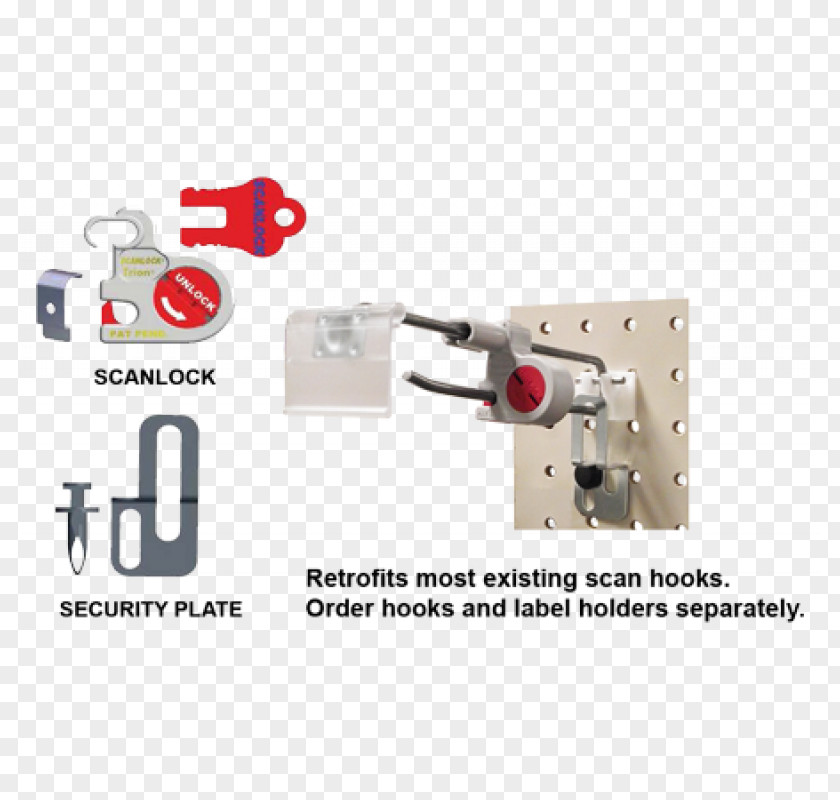 X Display Rack Hook Tool Label Swing Tag Image Scanner PNG